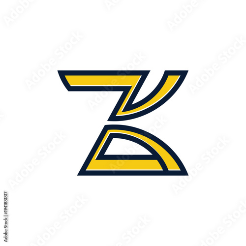 Unique ZK Monogram Alphabet Logo for Modern Companies
