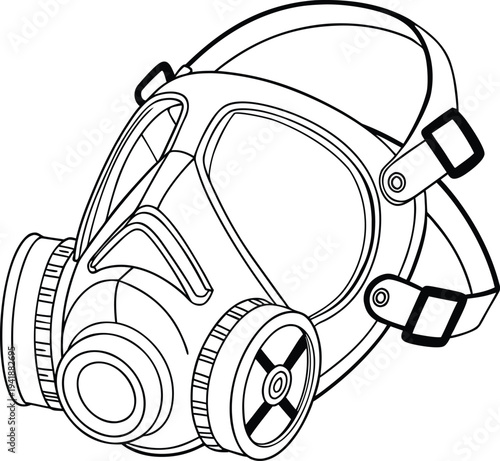 gas mask vector