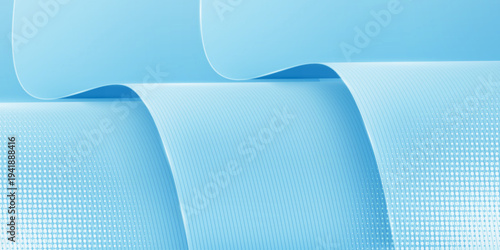 Futuristic abstract background with glowing wave. Shiny moving lines design element. Modern blue gradient flowing wave lines. Technology concept. Vector