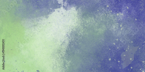 Hand drawn abstract background soft green gradients watercolor pastel design. Watercolor paper background. Abstract Painted Illustration. Brush stroked painting.