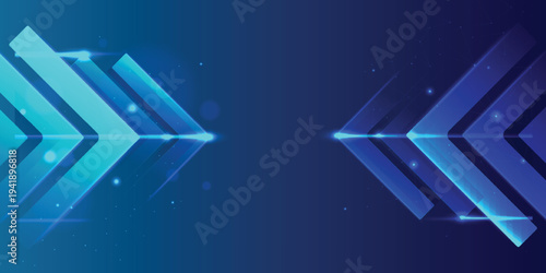 Chart graph with up arrow hologram and businessmen technology background. Rise chart bar. Stock market or growth business concept. Digital low poly light blue style. Vector