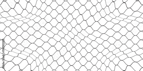 High Resolution Isolated Chain-Link (Or Wire Net Or Wire-Mesh) Fence On A White Background