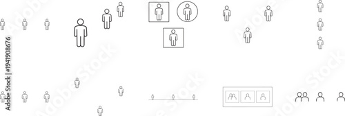 Different styles icon set featuring line, solid, flat, and outline symbols for modern UI and design use.