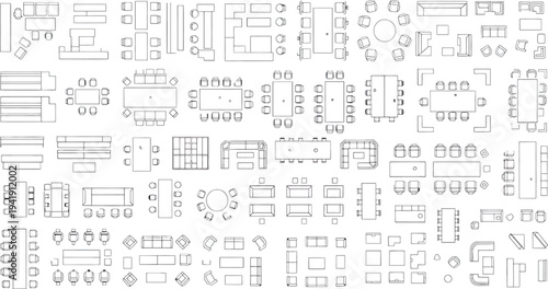 Isolated musical notes and symbols on transparent background