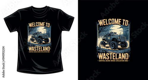Car graphic vector art t-shirt design print template