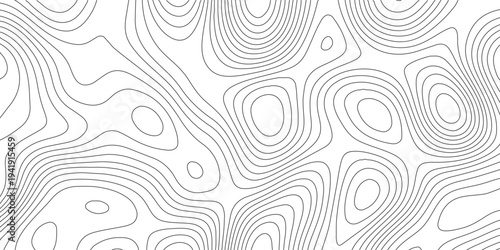 Topographic Map Patterns Vintage Outdoors Style Topography Line Map and World Map Template; Minimalist Elevation Contours Stock Vector for Adventure Branding and Hiking Gear Design