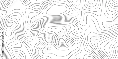 Topographic Map Patterns Vintage Outdoors Style Topography Line Map and World Map Template; Minimalist Elevation Contours Stock Vector for Adventure Branding and Hiking Gear Design