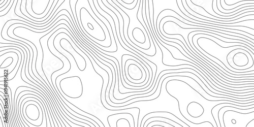 Topographic Map Patterns Vintage Outdoors Style Topography Line Map and World Map Template; Minimalist Elevation Contours Stock Vector for Adventure Branding and Hiking Gear Design