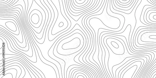 Topographic Map Patterns Vintage Outdoors Style Topography Line Map and World Map Template; Minimalist Elevation Contours Stock Vector for Adventure Branding and Hiking Gear Design