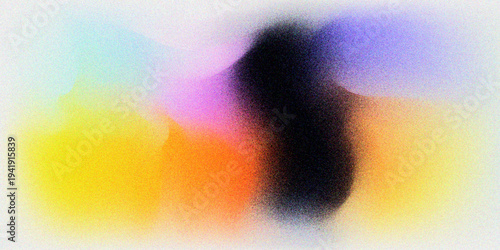 Grainy, gradient, color, background, texture, glow, noise, pattern, smooth, abstract background. Grainy gradient vertical glowing abstract light wave on black noise texture background. 