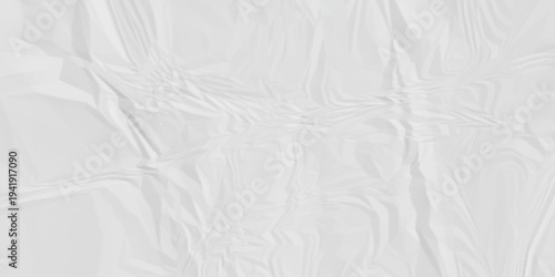 Paper texture background. Natural background designed for paper mockup design use. Old torn lined sheet paper with rough edges. Crumpled paper Blank white crumpled and creased paper poster.