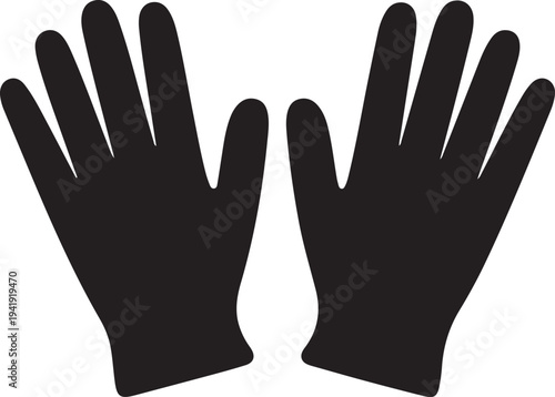 Icon of protective gloves