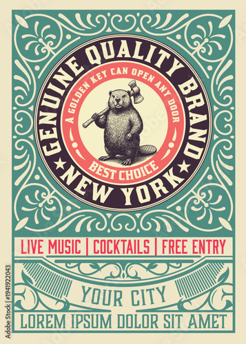 Vintage Party Poster