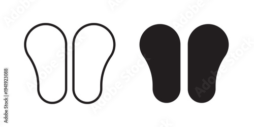 Soles icon vector illustration designs pack. EPS10