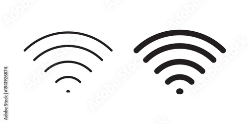 Wifi icon vector illustration designs pack. EPS10