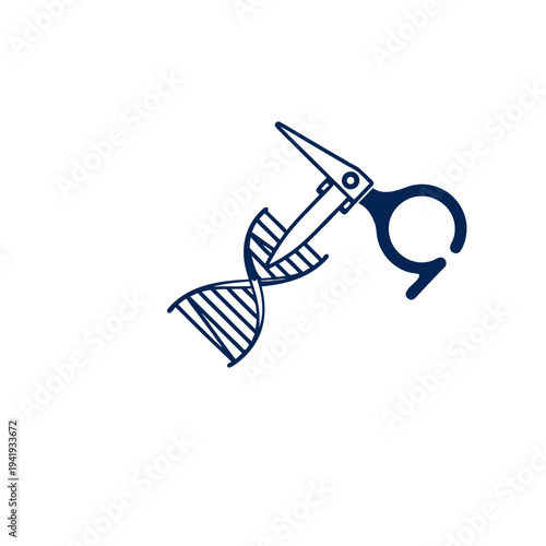 Gene Editing CRISPR Scissors DNA