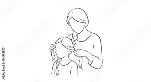 Mother gently holding and breastfeeding her baby.