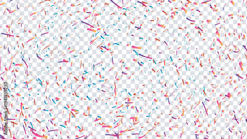 Microscopic view of fibrous tissue stained with multiple colors under a high-magnification lens Vector illustration