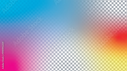 Abstract colorful rainbow vector illustration featuring a halftone dot pattern and digital wave shapes for a vibrant artistic wallpaper backdrop