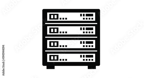 A set of vector cinema ticket icons designed as interface elements for a website or business booking form template