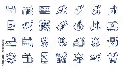 Set of 25 Minimalist Business Finance Growth Ecommerce Marketing Icons in Flat Line Art Style Isometric Is for Commercial Use Vector Illustration