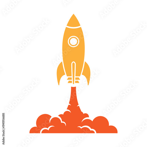 rocket icon. rocket logo. 