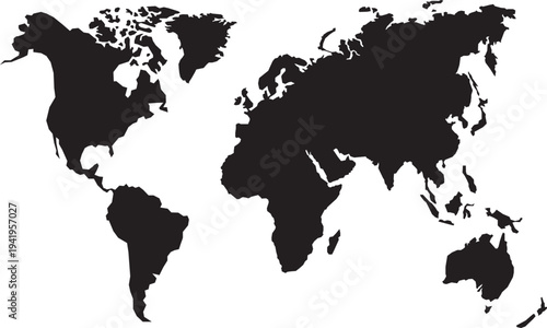 world map vector illustration
