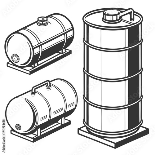 Clean of fuel gas containers tanks barrels