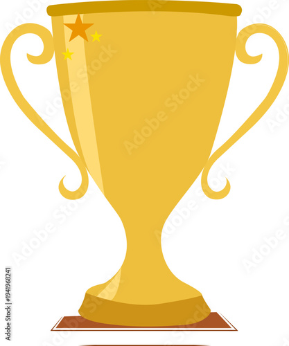 Cup. A trophy or award in the form of a decorative bowl on a stand. Victory or achievement. Success, recognition and athletic excellence. A winner's award.