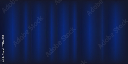 Navy blue silk satin. Silky shiny fabric. Dark luxury background with space for design. Banner. Wide. Long. Panoramic. Template. Empty. Flat lay, top view table. Beautiful.Elegant.Birthday,Christmas.