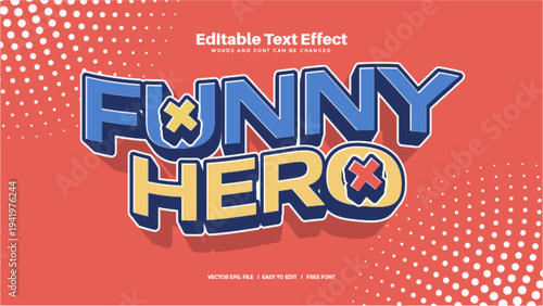 Funny Hero Text Effect
