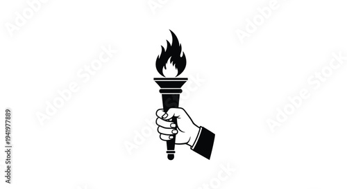 A black podium with three microphones a striking silhouette