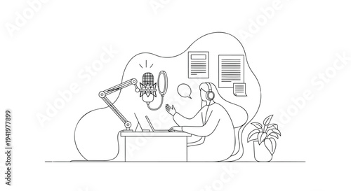 Vector illustration of frustrated businesswoman and colleague at office desk