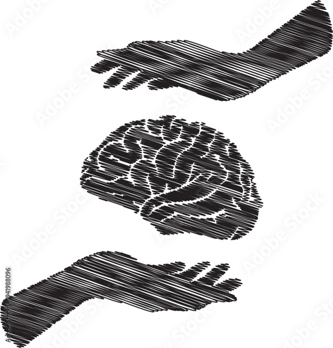A symbolic representation of brain and hands working together