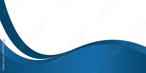 Abstract Blue Curved Lines Corporate Technology Design