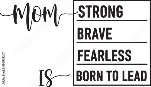 Inspirational quote for mom