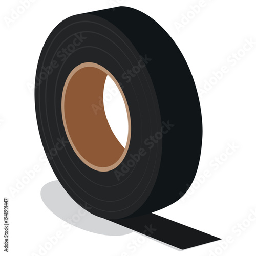 Electrical tape, insulating tape vector.