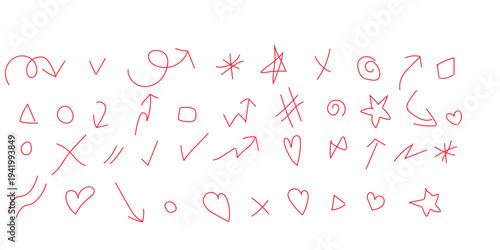 A blurry image of handwritten characters and symbols on a white background