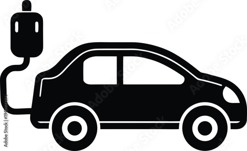 Passenger Car Vehicle Silhouette Icon