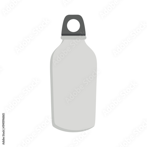 Reusable metal water bottle for sustainable travel and eco lifestyle