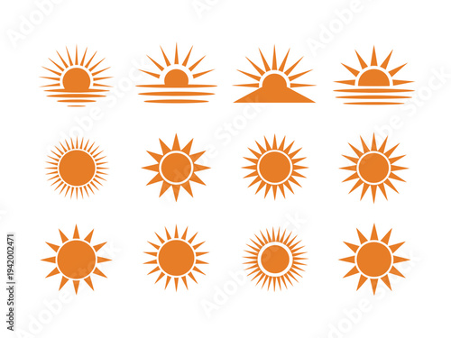 Businesspeople walking on separate diverging arrows, representing different career.