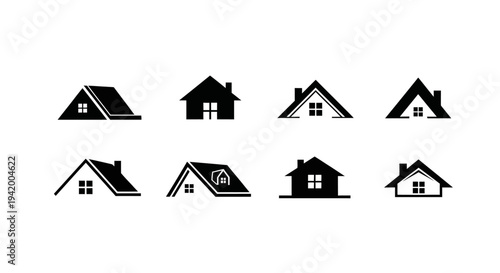 Prime Property Pack – Minimal House Silhouette Logo Set