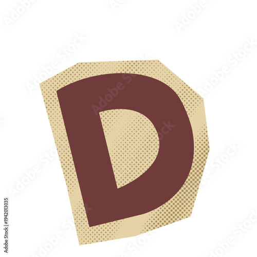 Magazine Cutout Letter