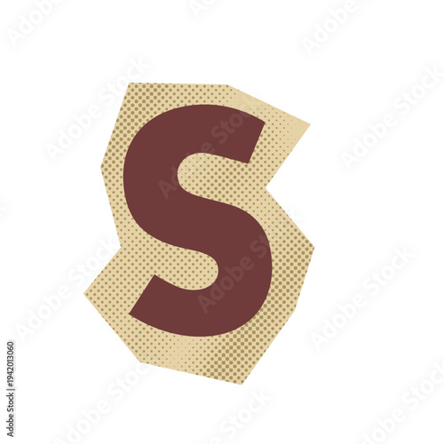 Magazine Cutout Letter