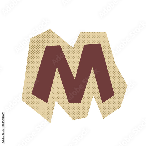 Magazine Cutout Letter