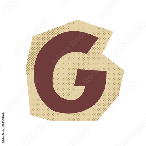 Magazine Cutout Letter