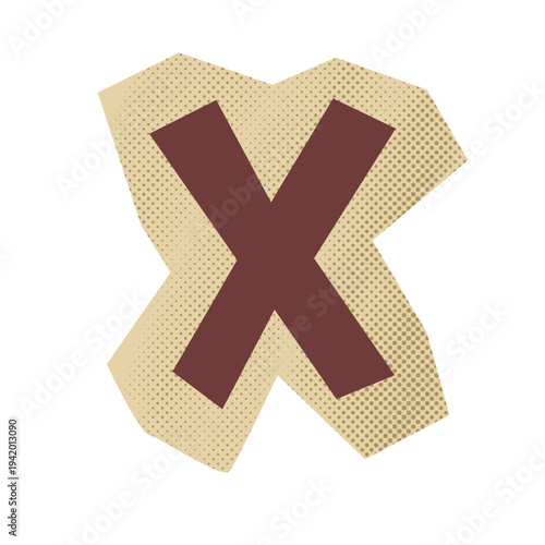 Magazine Cutout Letter