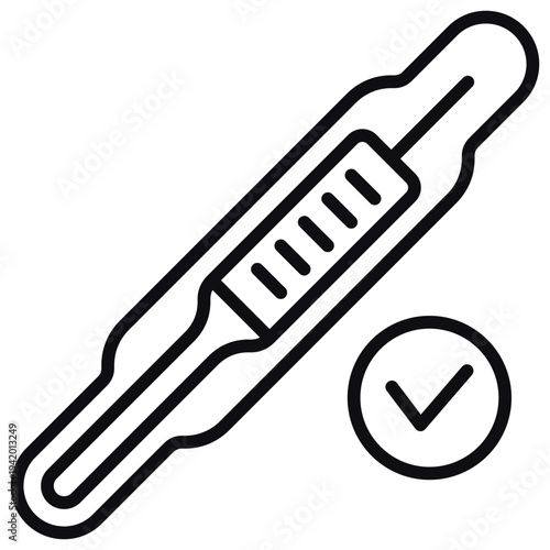 Thermometer Line Icon
