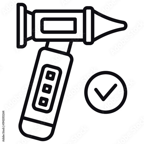 Otoscope Line Icon