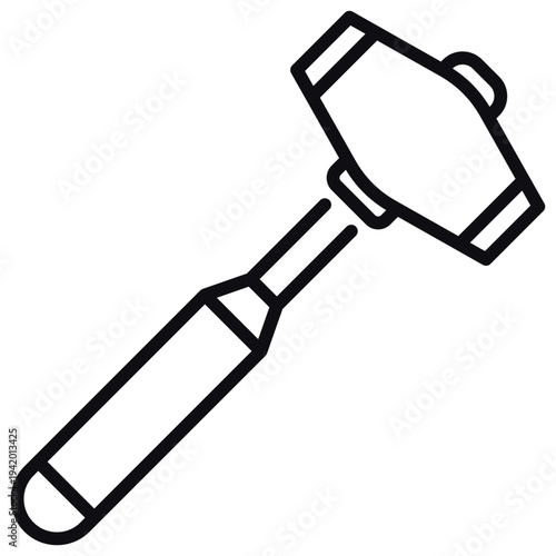 Reflex Hammer Line Icon